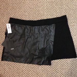 Wilfred Leather Skort